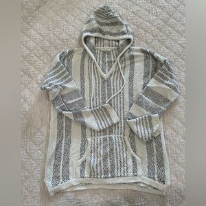 Lovestitch woven Baja hoodie